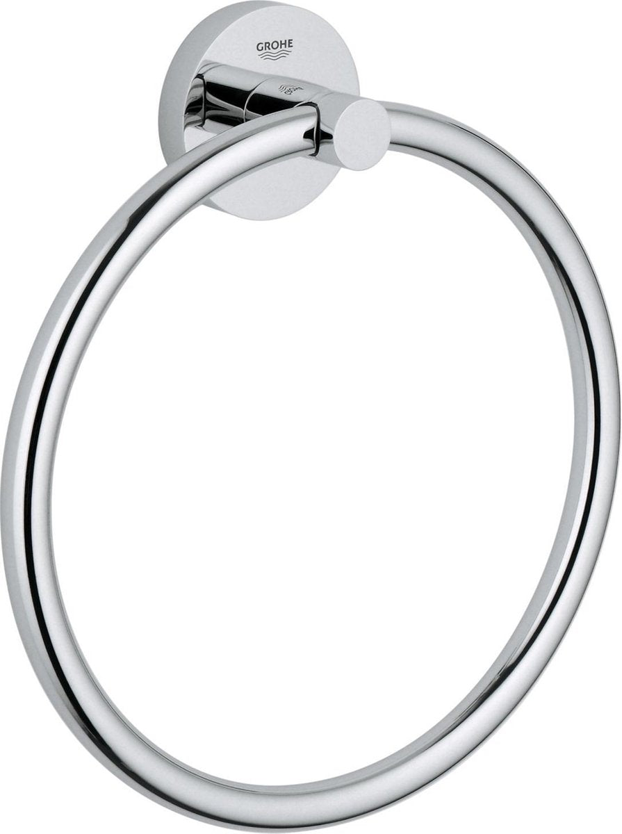 Grohe essentials handdoekring - ø 18 cm - metaal - chroom
