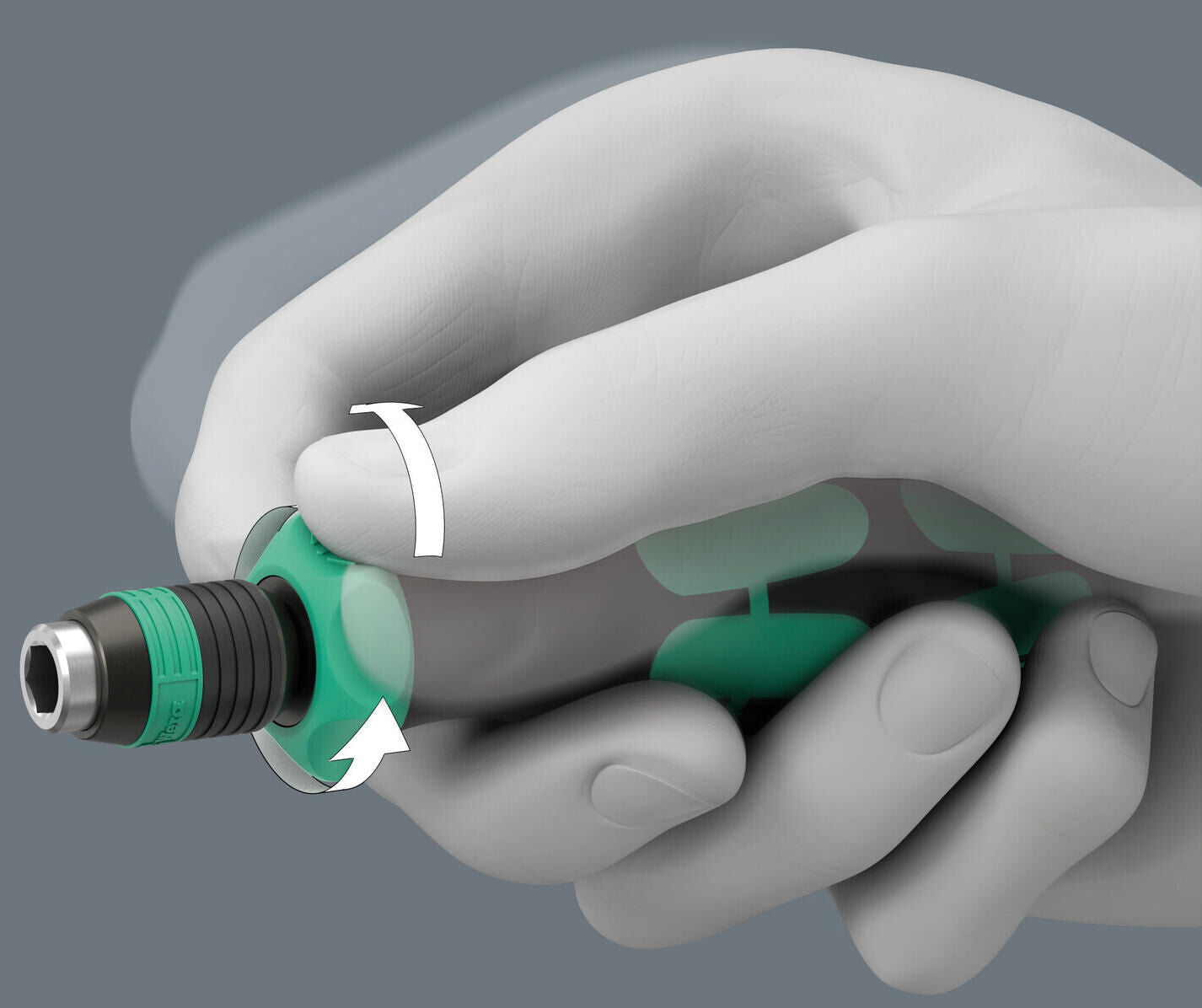 Wera kraftform kompakt 838 ra-r m set 1 bitset (zwart groen, 15‑delig)