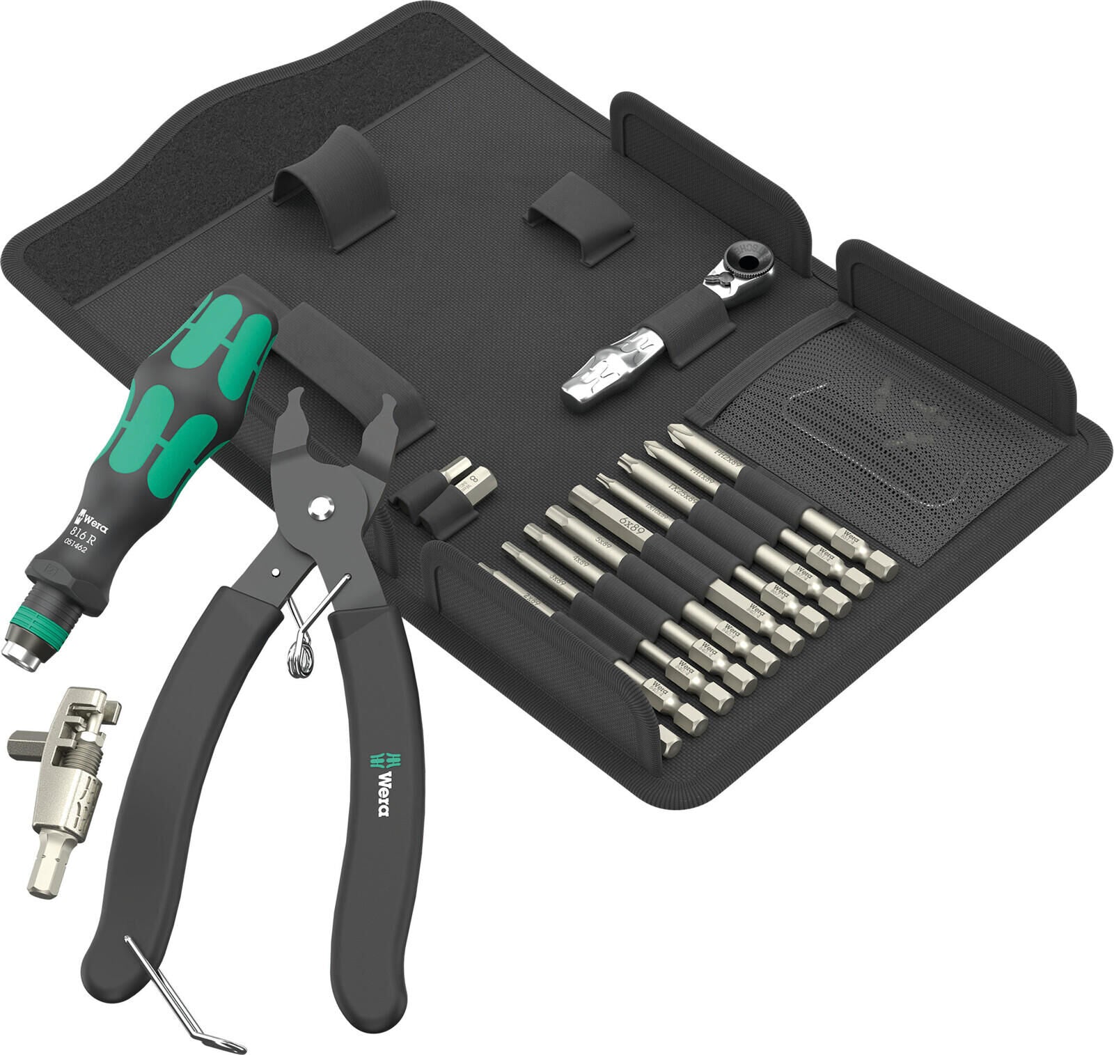 Wera gereedschapset kettingklinknagel 9532 . chain rivet workshop set 9532