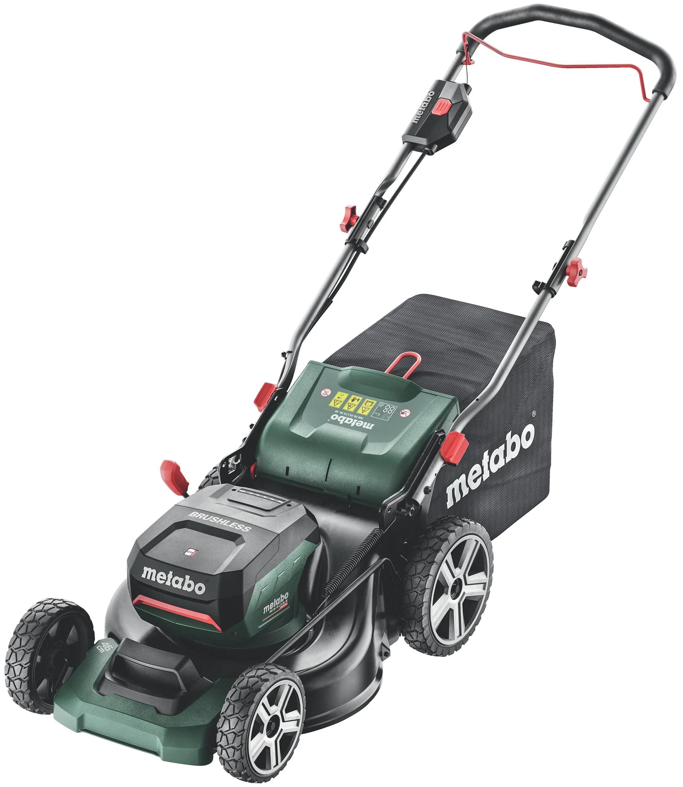 Metabo rasenmäher rm36-18 ltx bl 46 battery lawn mower rm36-18 ltx bl 46