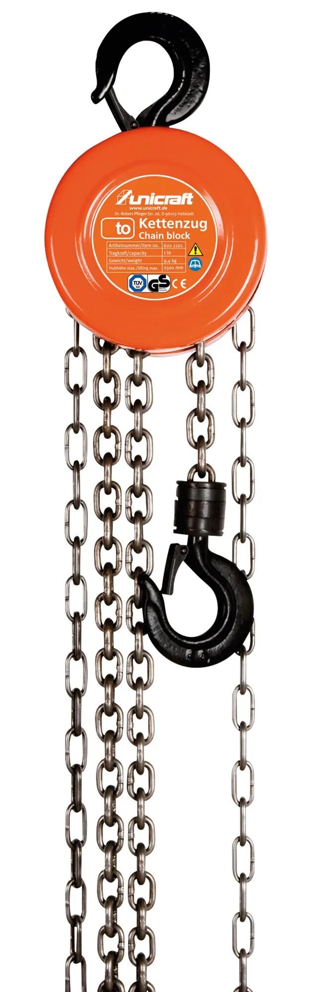 Unicraft kettenzug k 1000 chain hoist k 1000