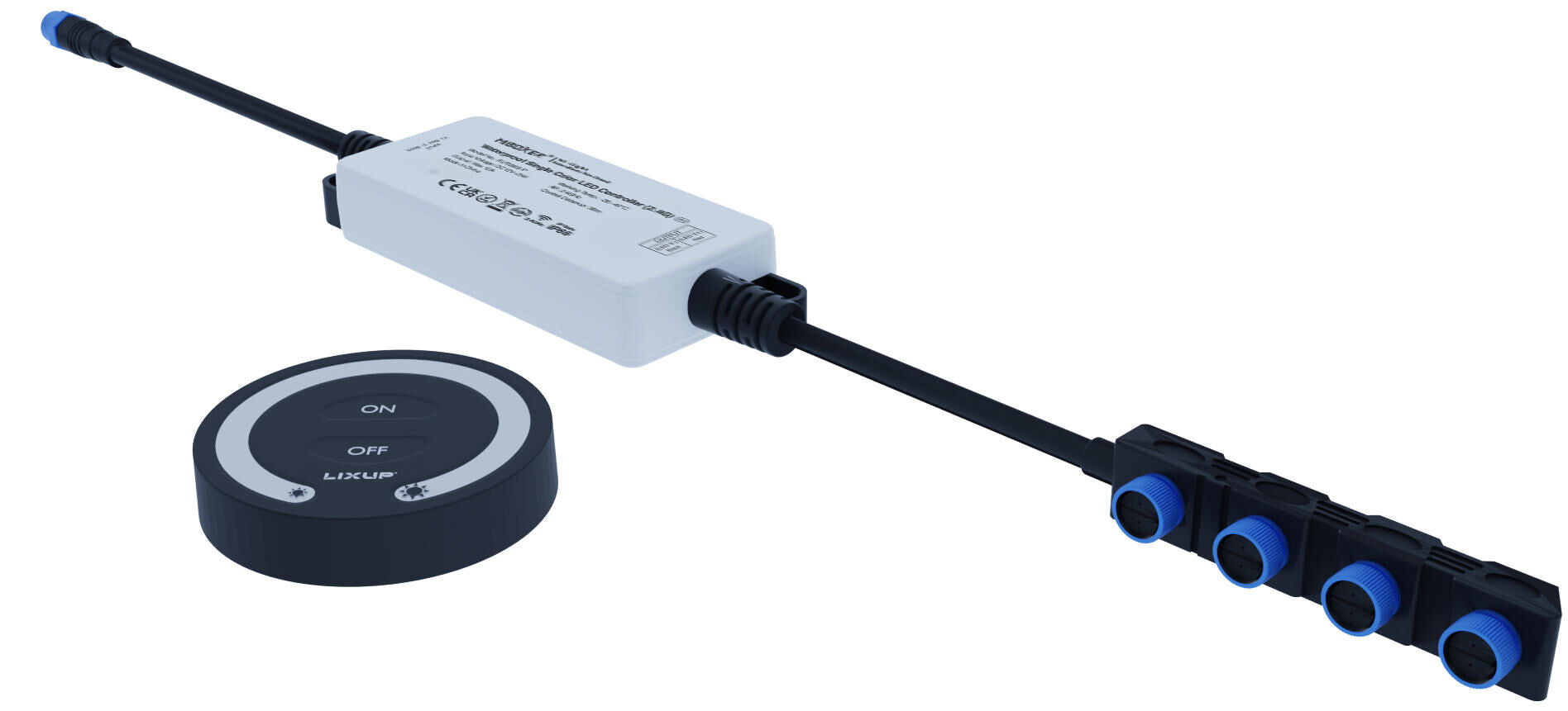 Lixup verlichtingseenheid lifting platform light complete-set+dimmer-kit