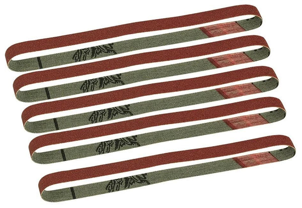 Proxxon schleifbänder sanding belts 5st sil-carbide k180