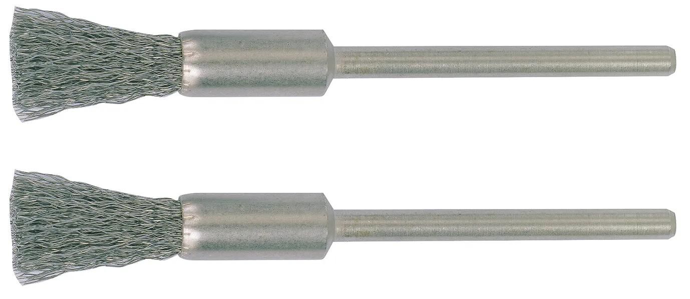 Proxxon pinselbürste brushes w.shaft 2pcs d=8mm stainless s