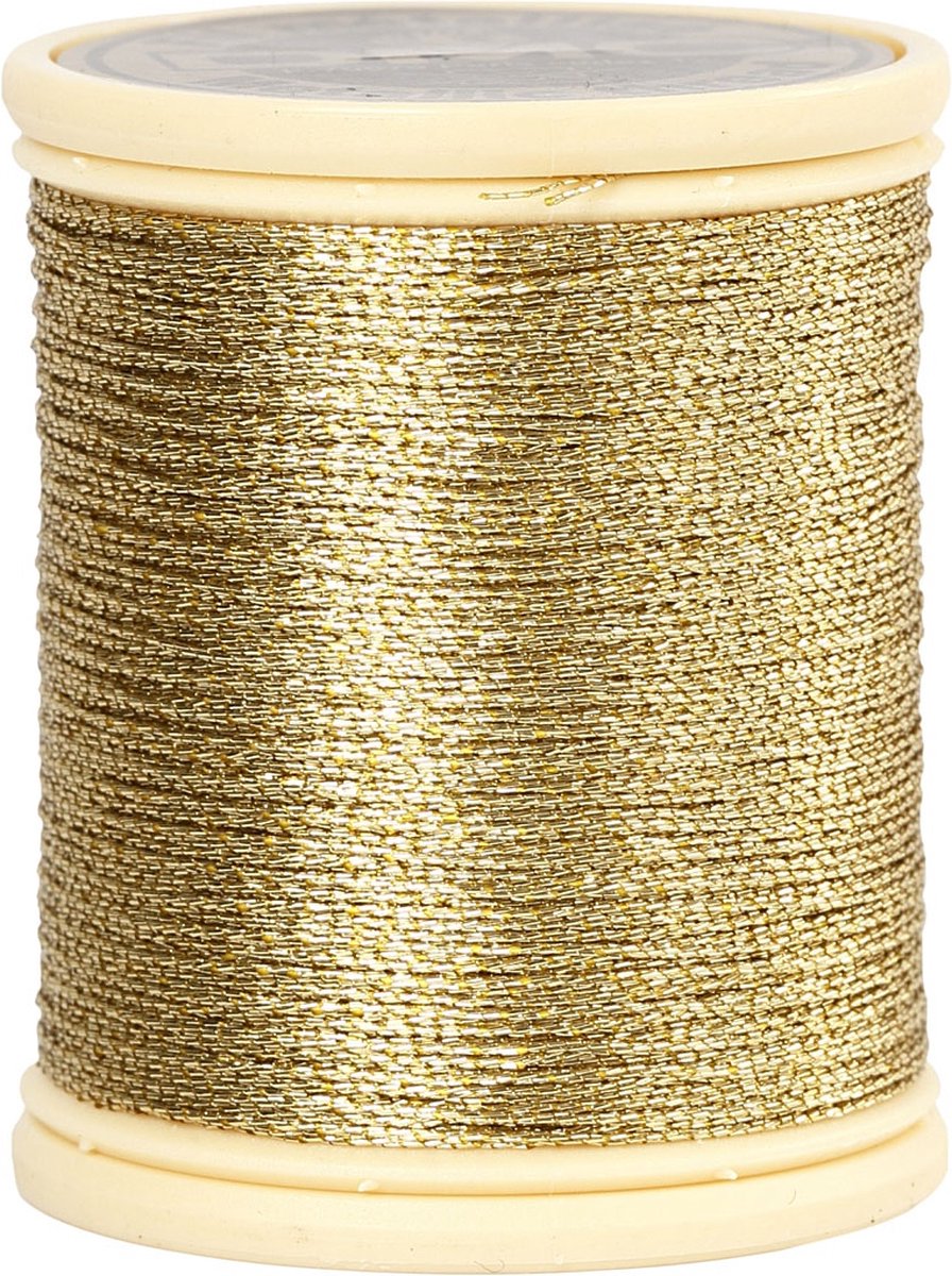 Creatief bedrijf fijn draad met metallic afwerking goud, 40 meter