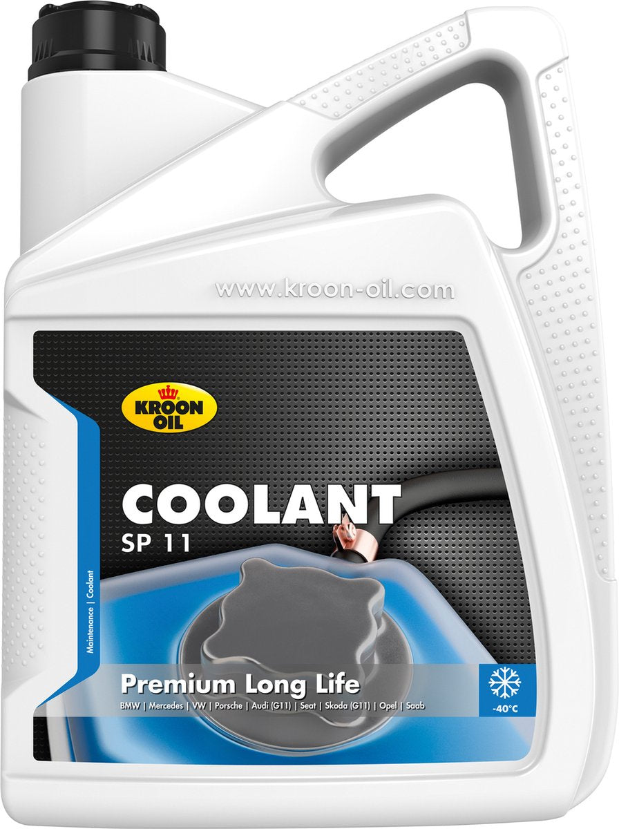 Kroon-oil coolant sp 11 - koelvloeistof - vorstbeveiliging - 5 liter - blauw