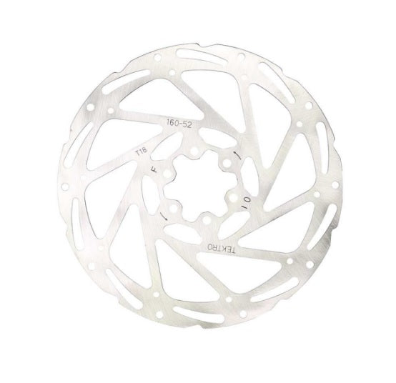 Tektro schijfrem rotor tr160-24 ø160mm, zilver