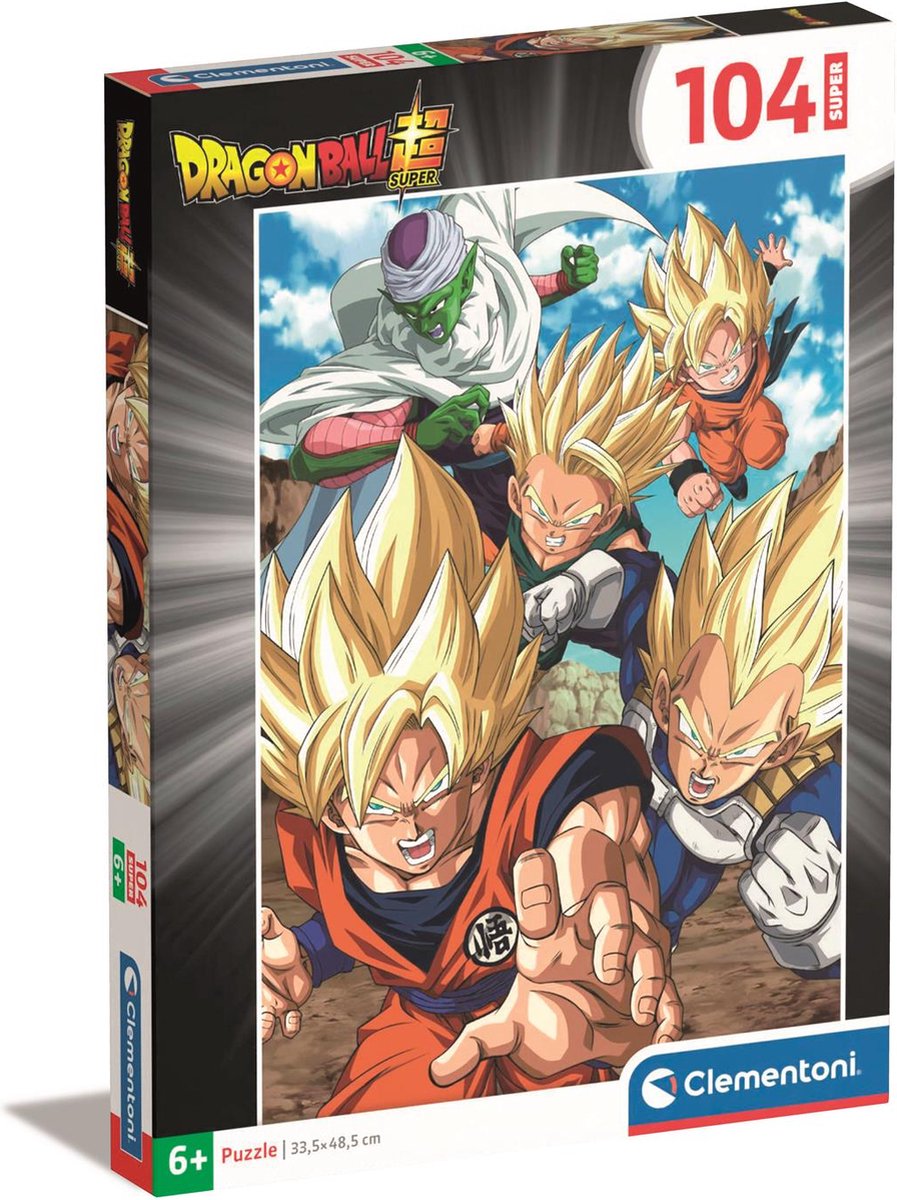 Clementoni - puzzel - 104 stukjes - dragonball - kinderpuzzel - vanaf 6 jaar