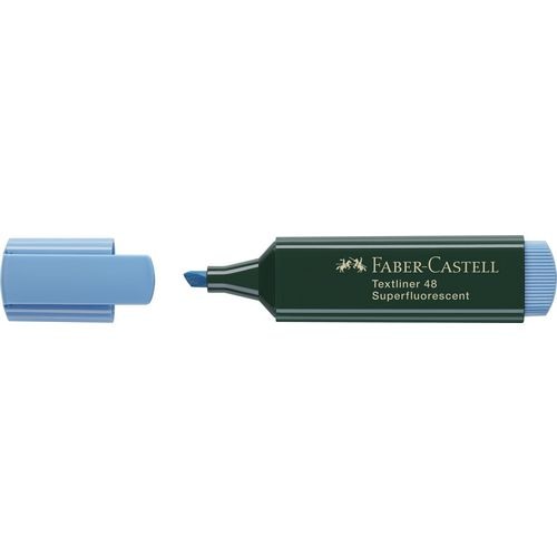 Tekstmarker faber-castell 48 blauw 1-5mm