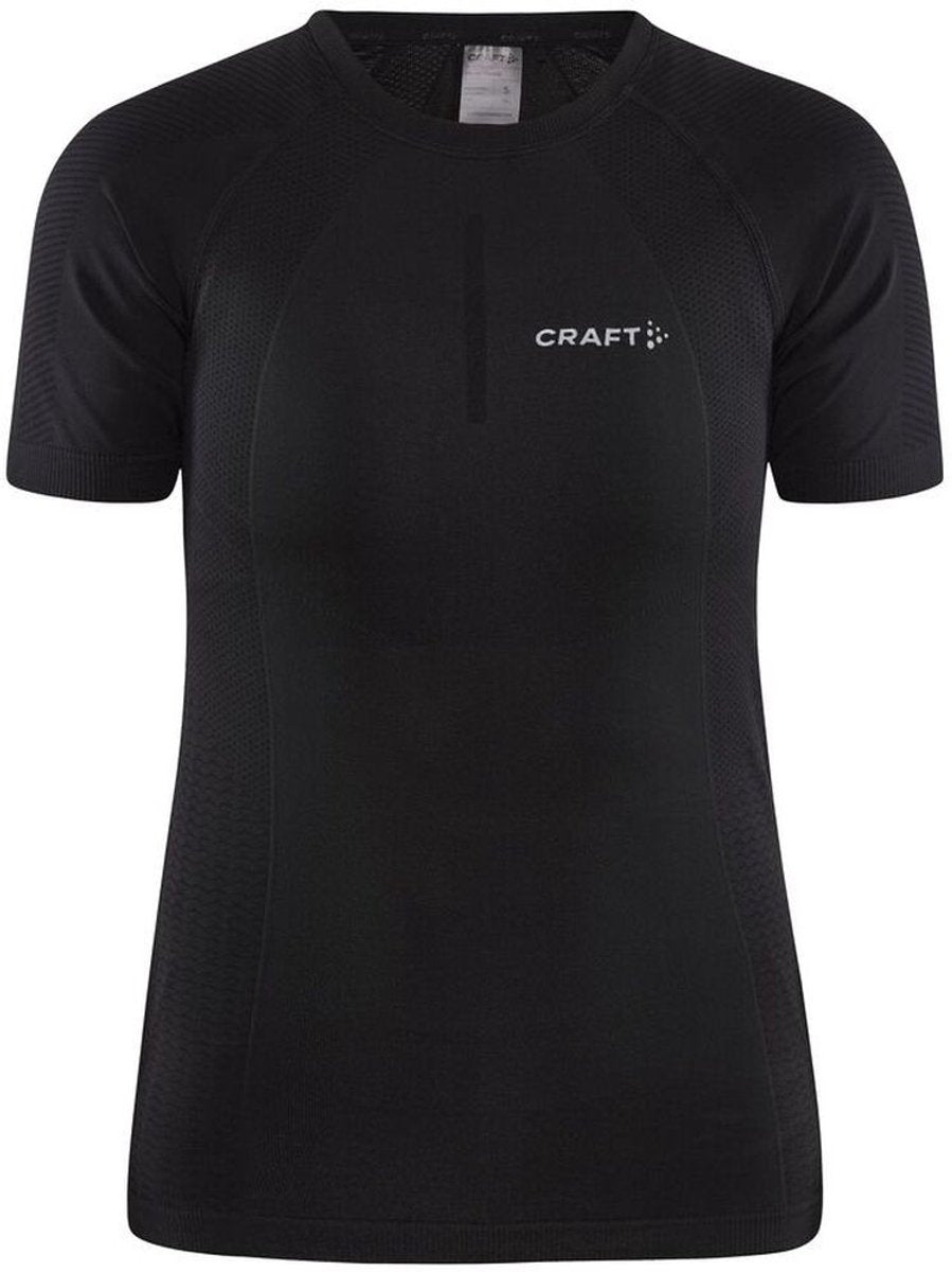 Craft active cool intensity ss w dames thermoshirt - zwart
