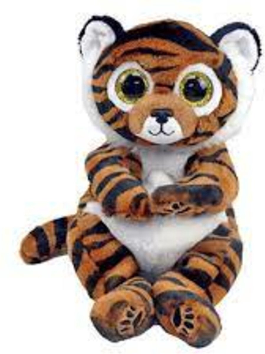 Ty beanie babies buikjes clawdia tijger, 15cm