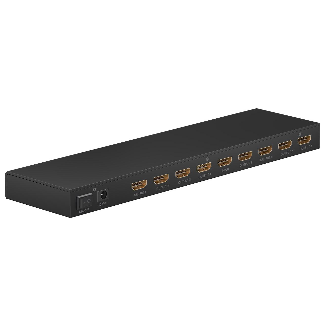 8-poorts hdmi splitter
