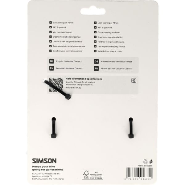 Simson ringslot art**