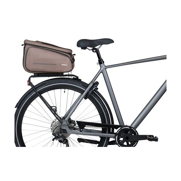 Basil gepäckträgertasche move trunkbag move incl. mik2.0 plate brown