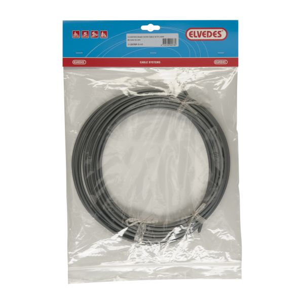 Rem buitenkabel met uitvoering 10 meter Ø5,0mm -