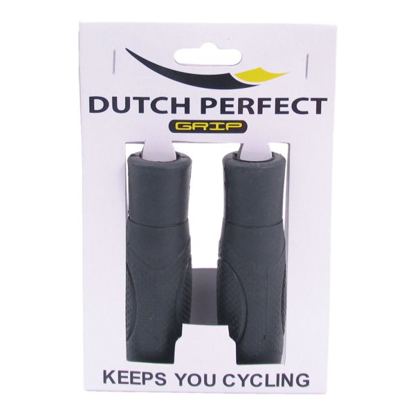 Stevige rubberen fietsgreep, 80cm, zwart