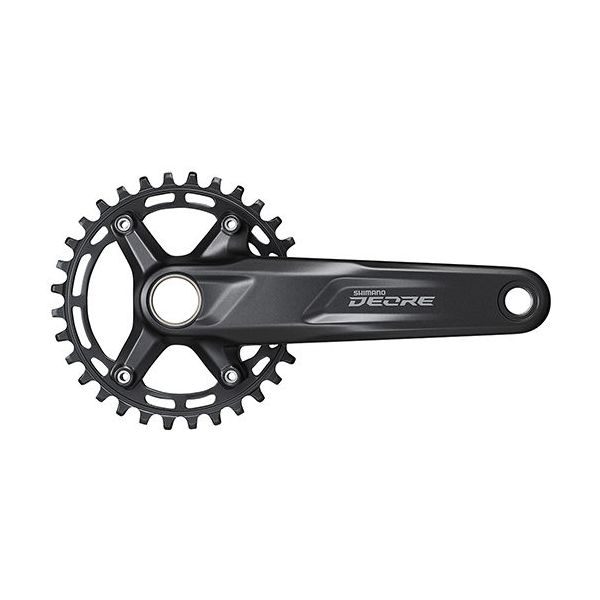 Shimano crankstel deore fc-m5100-1 10 11 speed - 30 tands - 175 mm - zwart