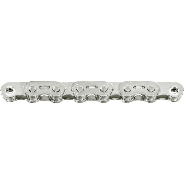 Steel bicycle chain for City E-bike, 102 links, 1 8, silver