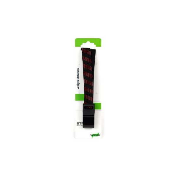 Widek b.v. Widek safety strap SUV steel hook 54cm black bright red