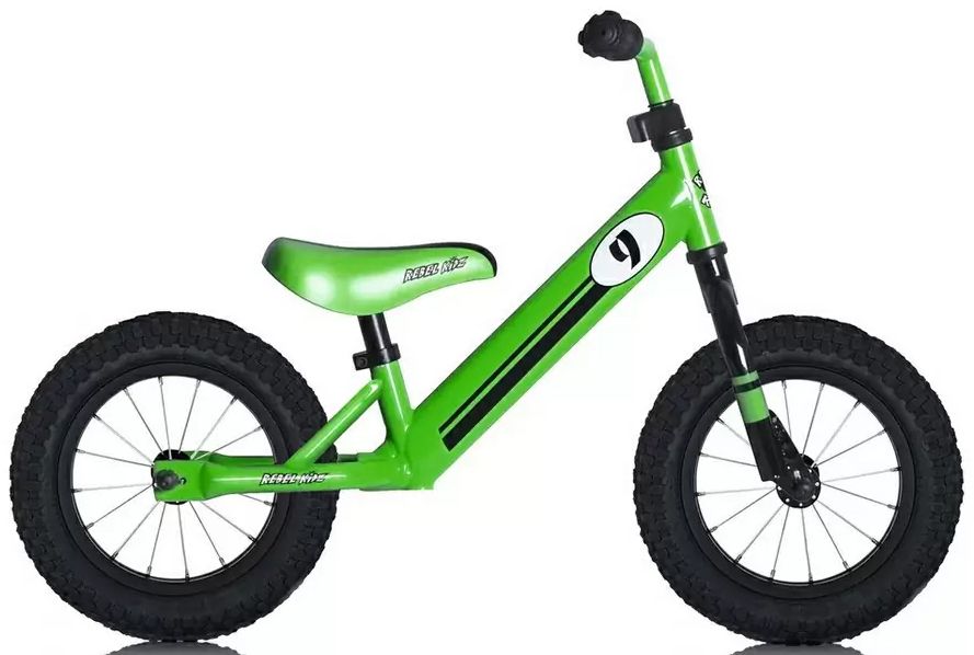 Loopfiets 12,5 Rebel Kidz Steel Air - racegroen