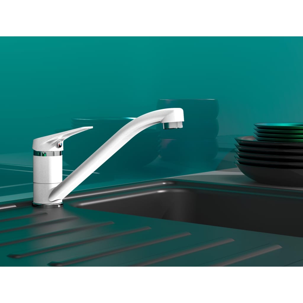 Eisl keukenmengkraan speed wit-chroomkleurig
