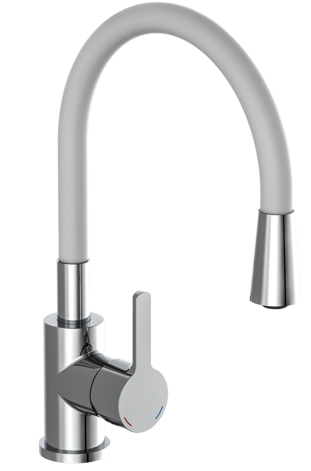 Hg eisl flexo mengkraan keuken | chroom-lichtgrijs - ni186fl ni186fl