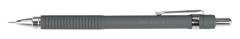 Aristo ar-85711 vulpotlood mat-grijs 0,5 rubberen grip, metalen clip