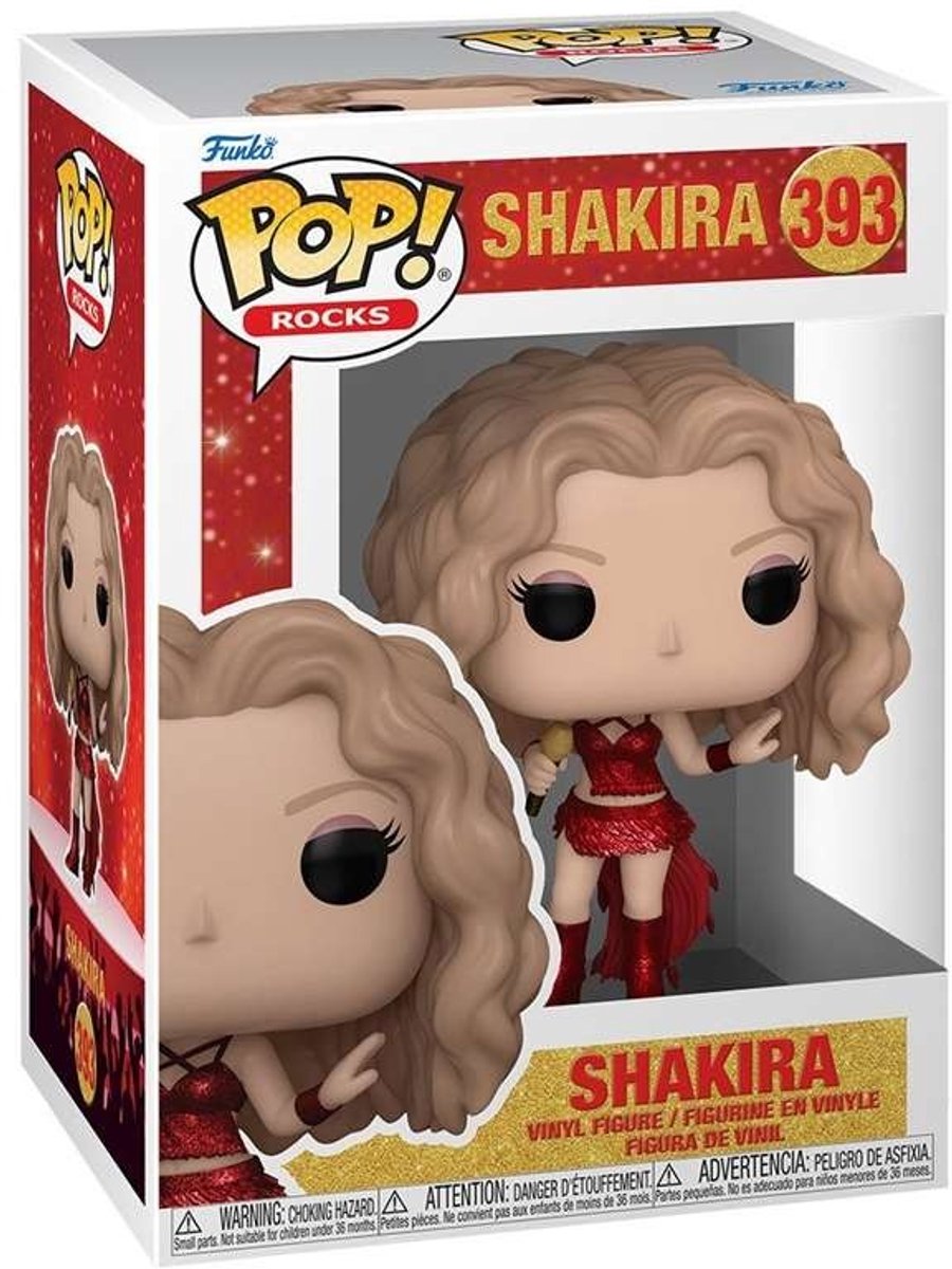 Funko pop rocks: shakira super bowl pop