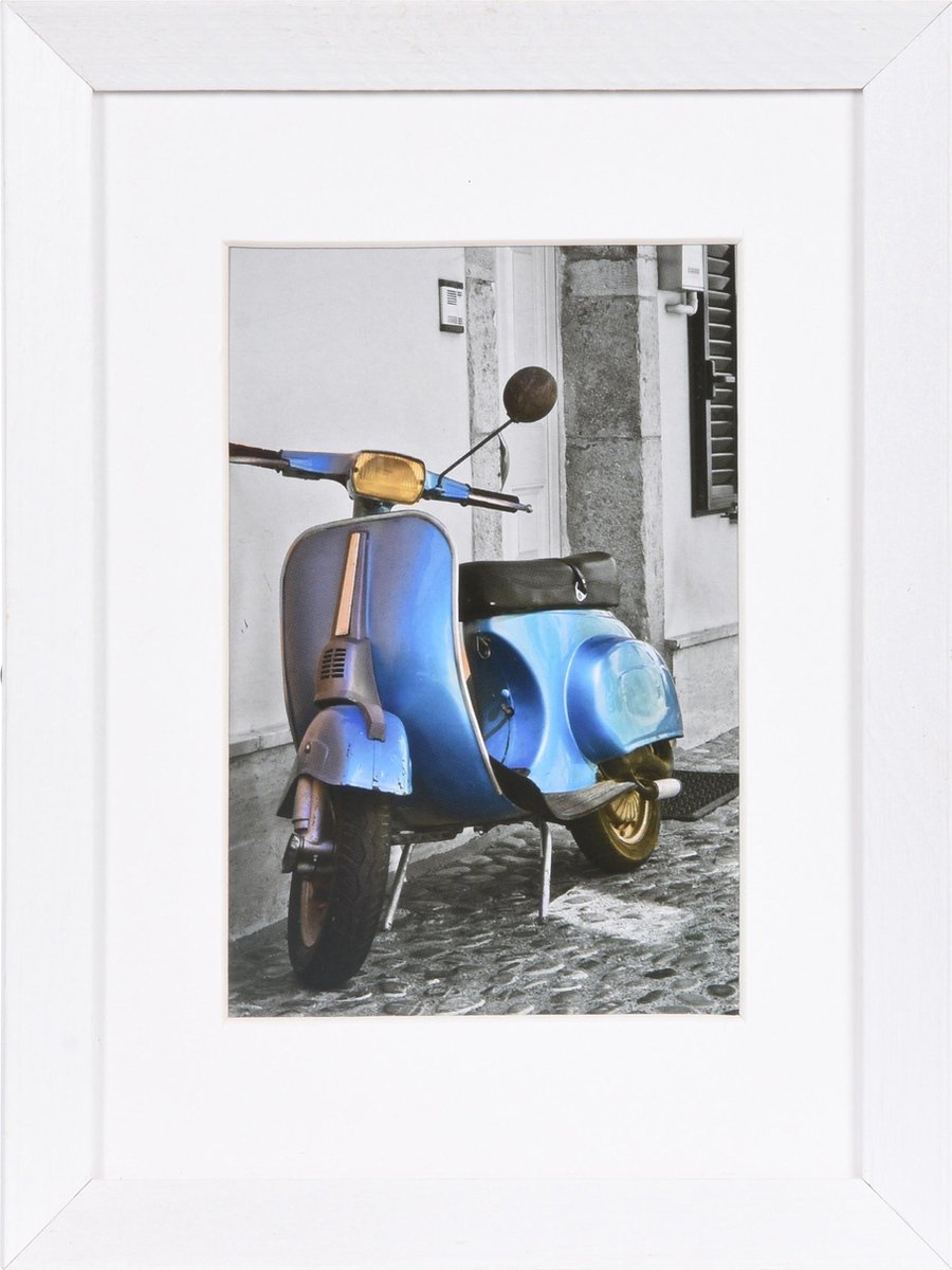 Henzo fotolijst - - umbria - fotomaat 13x18 cm - wit