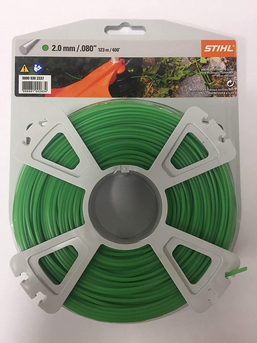 Stihl - maaidraad - rond - groen - ø 2,0 mm x 119,0 m - 00009302337