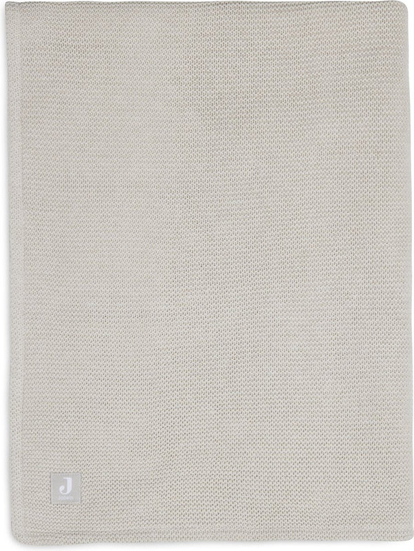 Jollein deken wieg 75x100cm basic knit nougat fleece