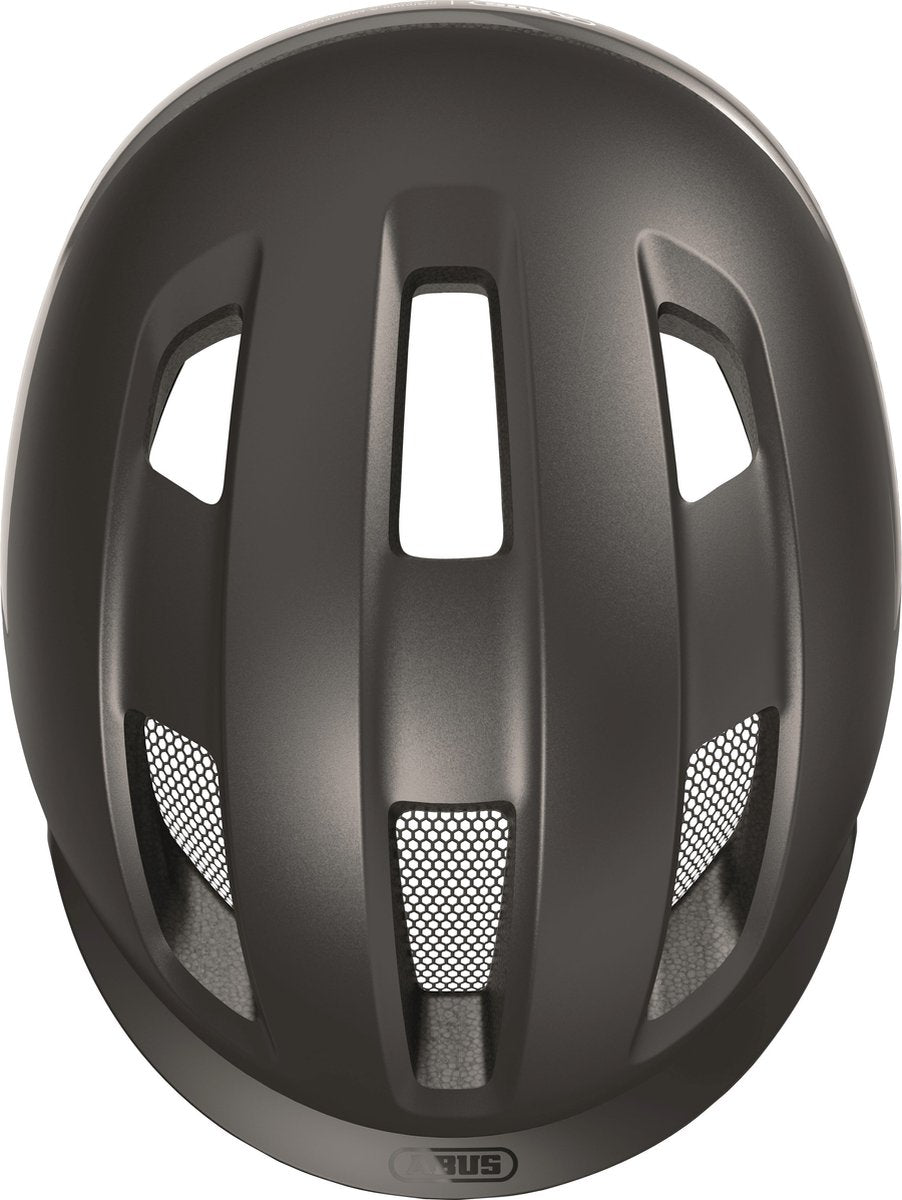 Abus fietshelm purl-y ace titan m - 54-58 cm - grijs - geschikt voor gebruik op speed pedelecs - elektrische fietsen - snorfietsen - nta-8776 340 g