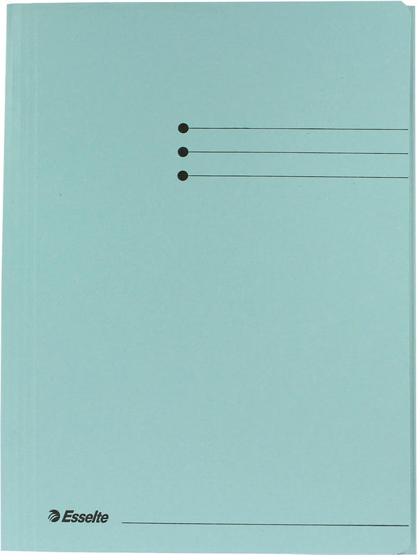 Esselte mappen 3 flappen a4 240x318mm blauw