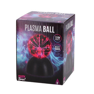 Overige merken party time plasma bol 7.5 cm zwart