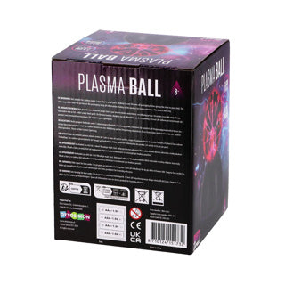 Overige merken party time plasma bol 7.5 cm zwart