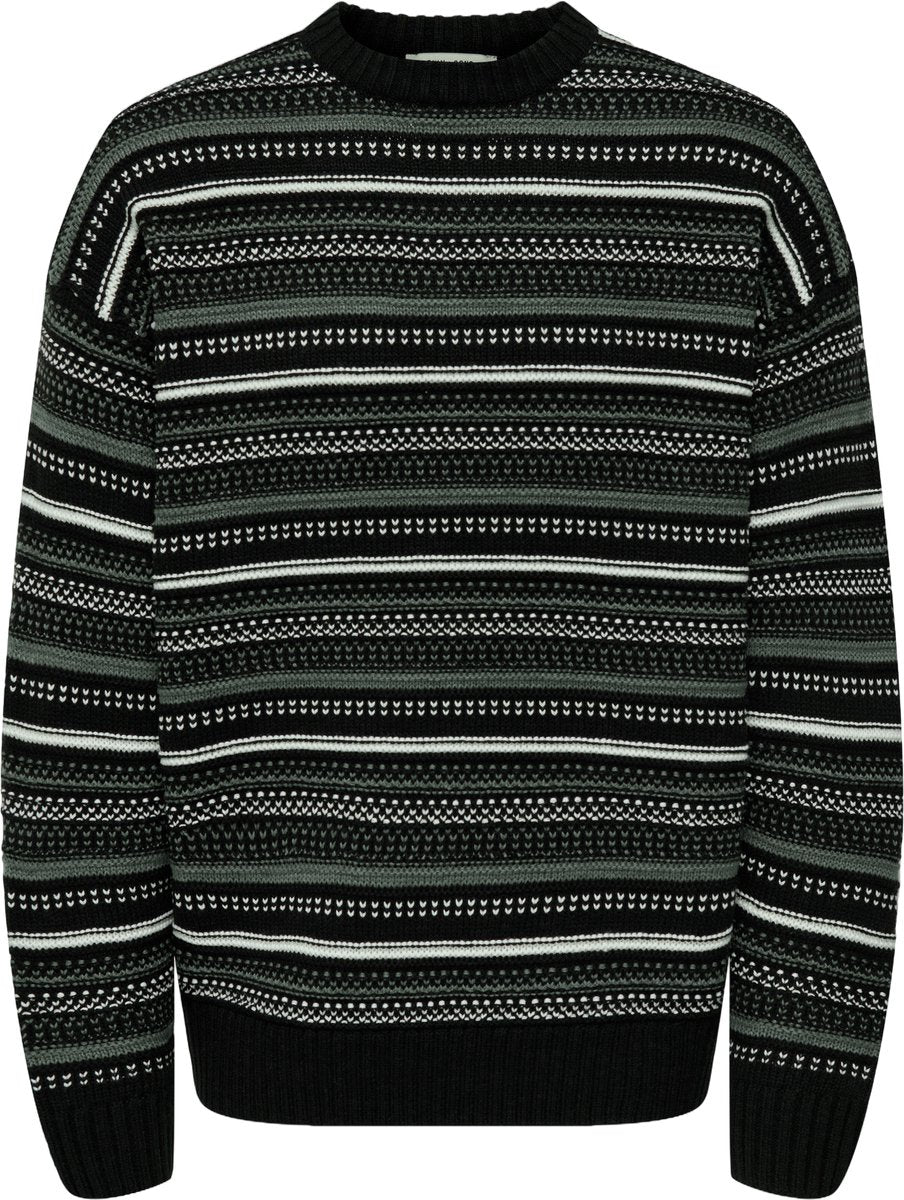 Only sons roy trui - heren sweater - black l