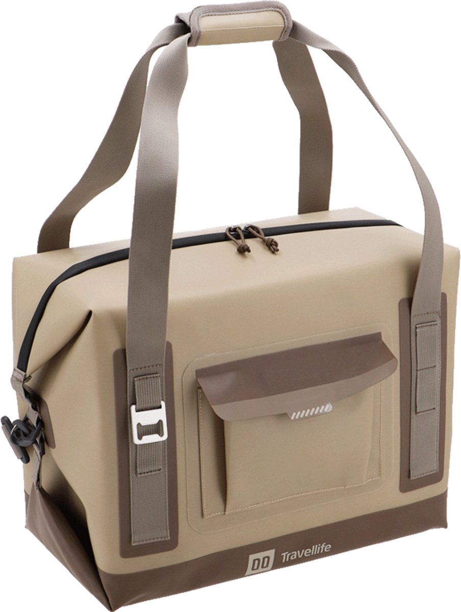 Travellife freja koeltas 26l beige - uv- en waterdichte stof - houdt 6 uur lang koel - compact opvouwbaar