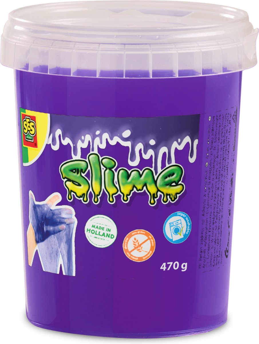 Ses slijm - paars glitter 470g