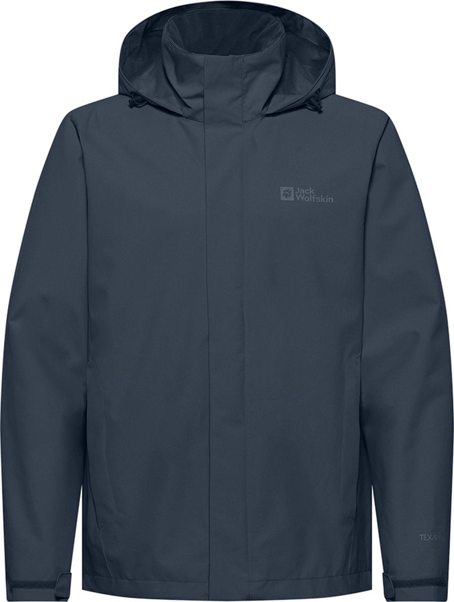 Jack wolfskin trailtime 2l jkt m heren outdoorjas - midnight sky