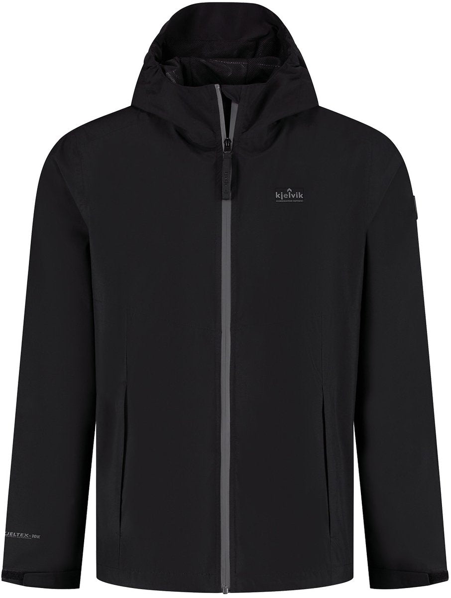 Kjelvik outdoorjas kiron zwart