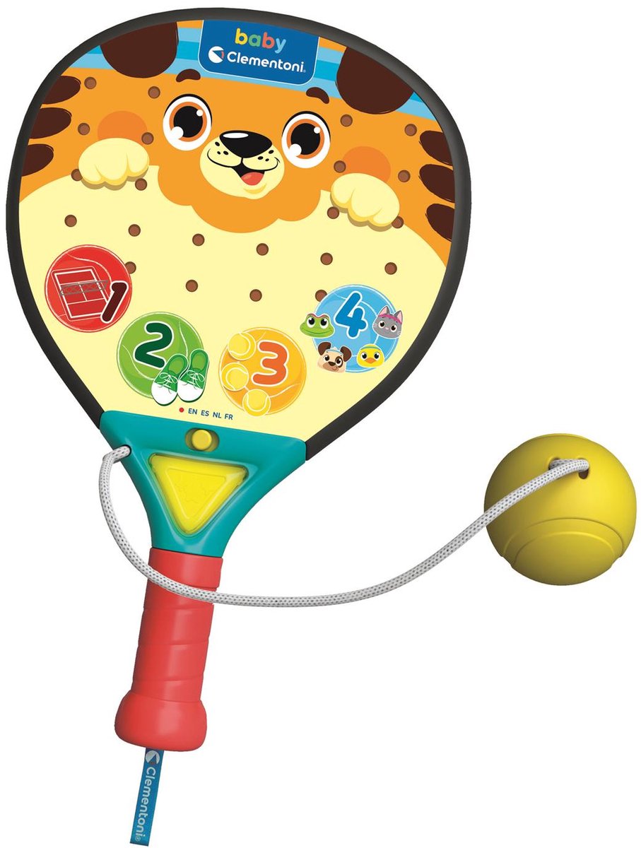 Clementoni - baby padelracket - elektronisch activiteitencentrum - vanaf 1 jaar