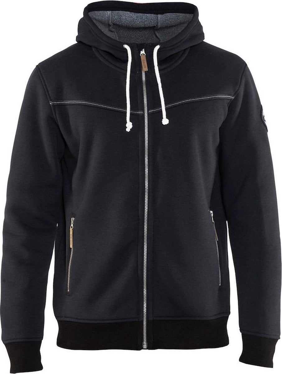 Blåkläder 4933-2514 hoodie met warme voering zwart maat xxl