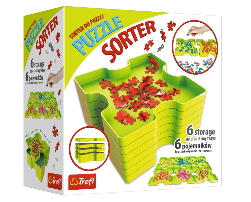 Trefl puzzel opberg sorteer bakken