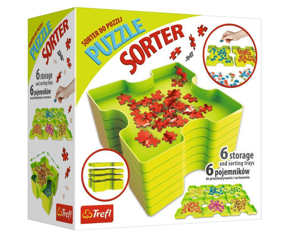 Trefl puzzel opberg sorteer bakken