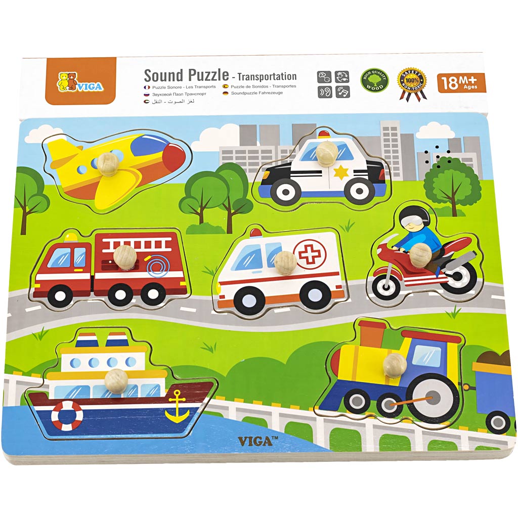Https: www.cchobby.nl viga-hout-legpuzzel-met-geluid-transport-afm-33x22-5x3-cm-1-stuk