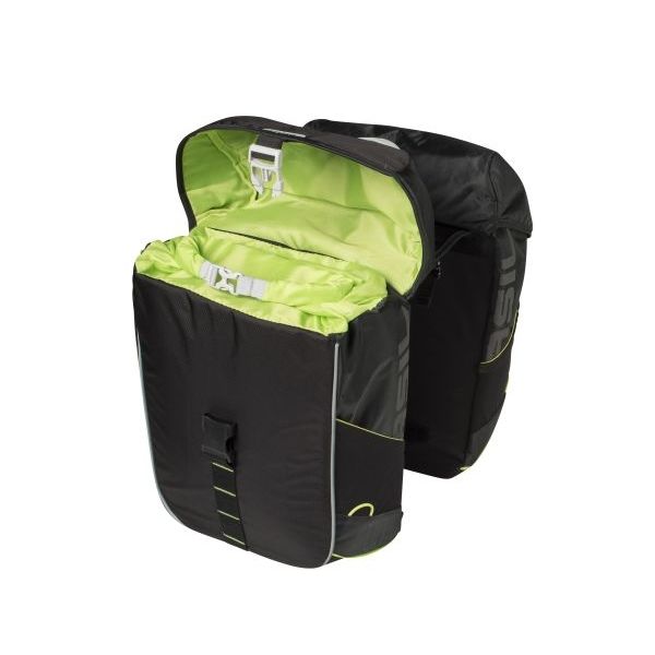 Basil Miles Sac double sac double 32L Lime noire 17751