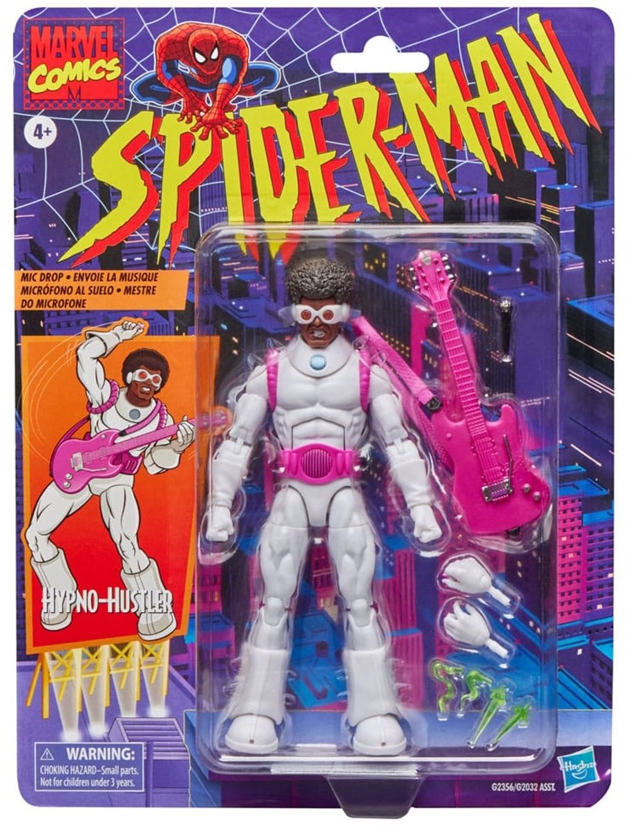 Hasbro spider-man marvel legends retro action figure hypno-hustler 15 cm action figuur