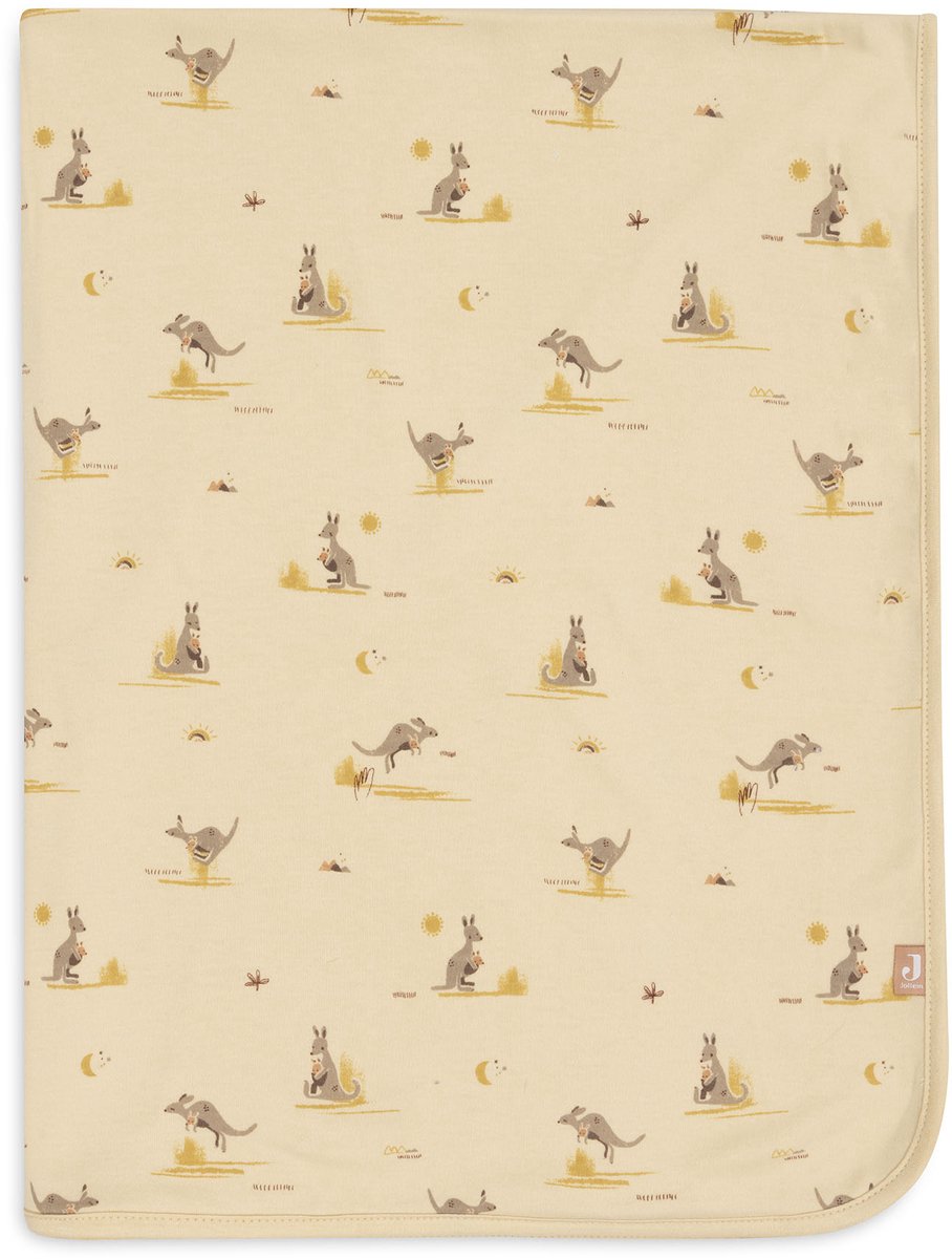Jollein baby deken wieg - 75x100cm - jersey - kangaroots