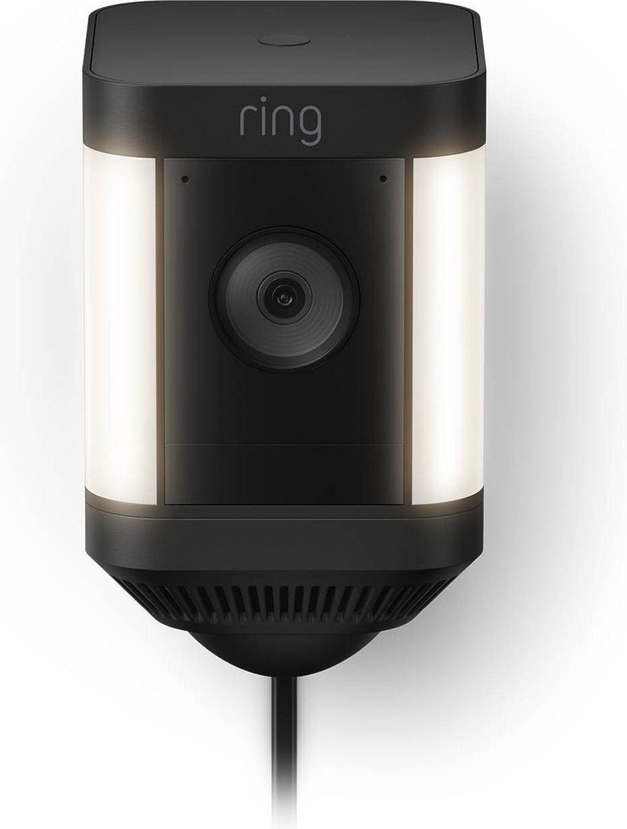 Ring spotlight cam plus - plug-in - beveiligingscamera - zwart