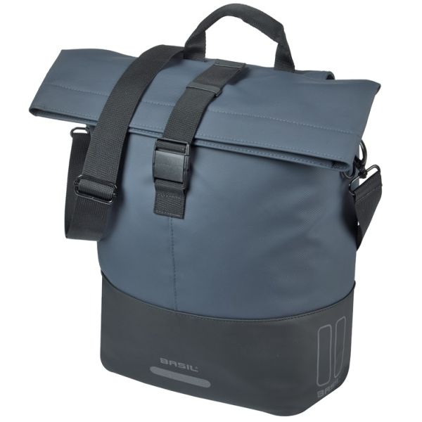 Basil cove shopper mik 14-16l 14 x 29 x 36 - blauw zwart
